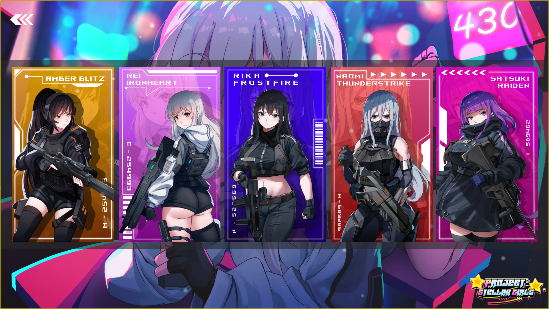 【pc slg】Project Stellar Girls